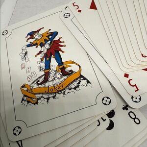 ⭐️Louis Vuitton high end Beige and Black Geometric Cards playing poker cards ⭐️